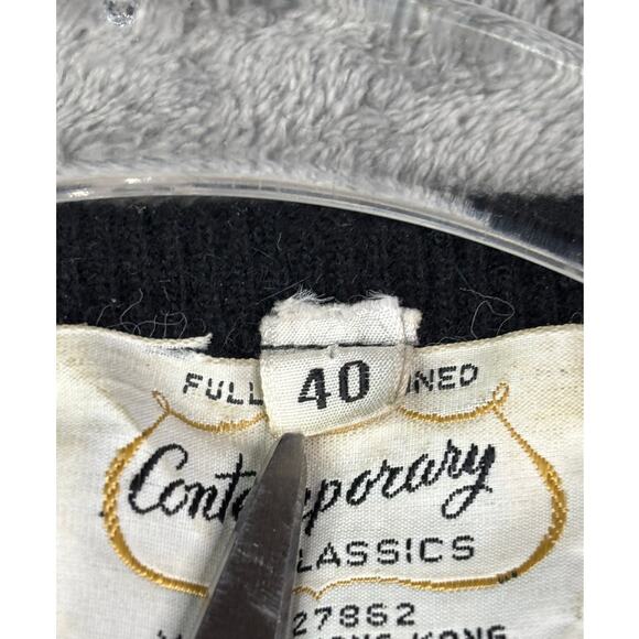 Vintage Contemporary Classics Embroidered Cardigan Sz 40 - Picture 6 of 8